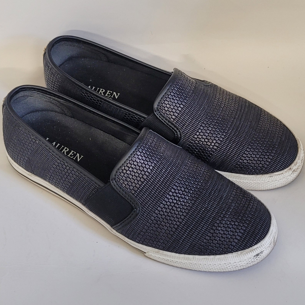 Women's Black Slip-On Shoes